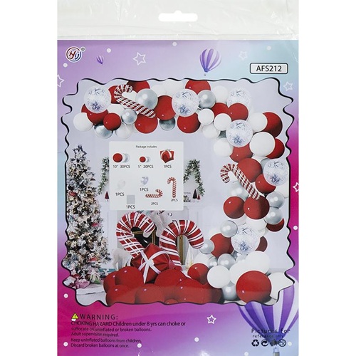 Набір повітряних куль 58шт "новорічна" для створення фотозони