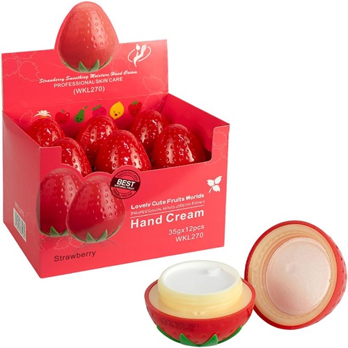 Крем для рук в форме клубники 35г