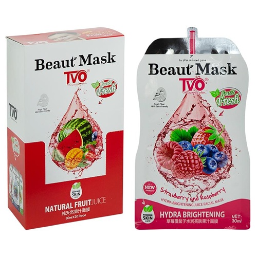 Маска для обличчя "Strawberry and Raspberry" 30мл