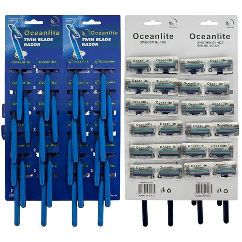 Бритва одноразовая 2а лезвия, блистер 24шт