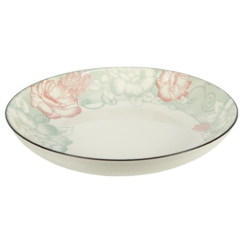 Тарілка керамічна з візерунком ⌀20,5*5,5см, 500мл