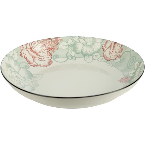 Тарілка керамічна з візерунком ⌀23*6,5см, 700мл