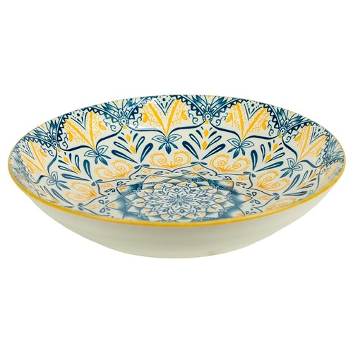 Тарелка керамическая с узором  ⌀18*5см, 300мл