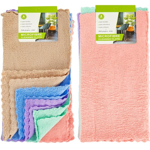 Тряпка 32*30см из микрофибры 5шт