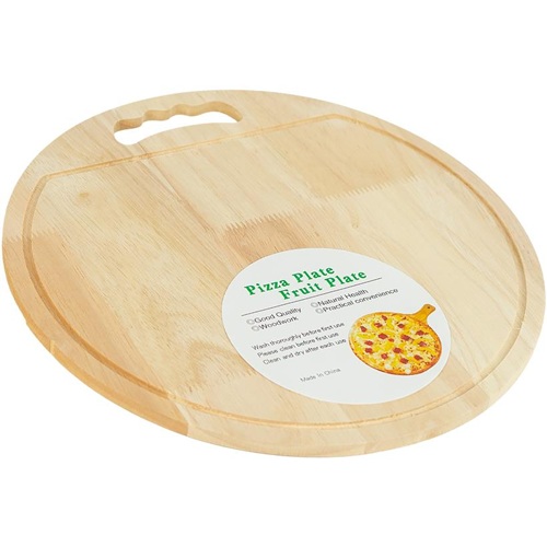 Дерев'яна кругла дошка Ø29см для піци та закусок