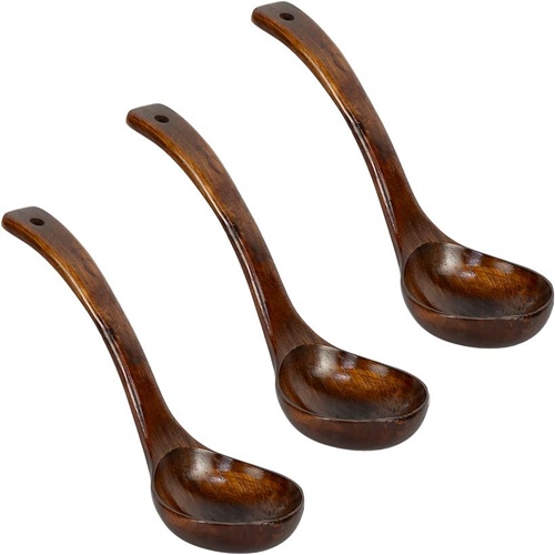 Деревянный половник 27*9см