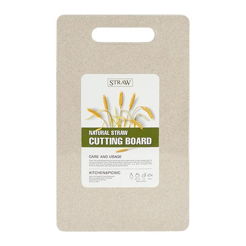 Разделочная доска из пшеничного пластика 37*23*0,4см