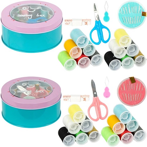 Набір для шиття в металевому боксі Ø11см