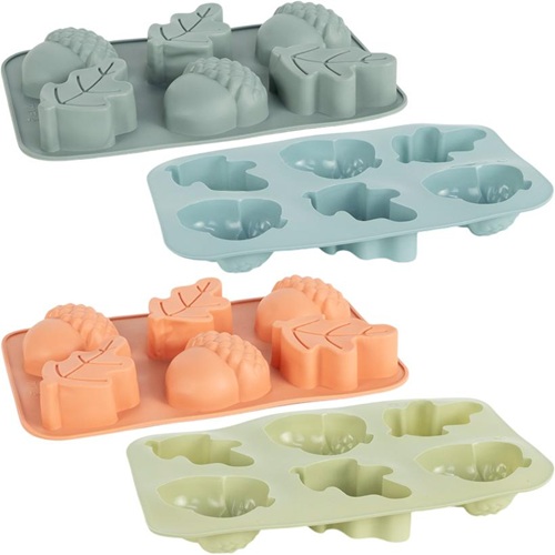 Форма силиконовая "Желуди" 6шт на планшете 27*17*3см