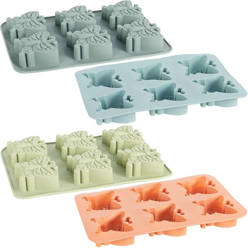 Форма силіконова "Метелики" 6шт на планшеті 25*17,5*3см