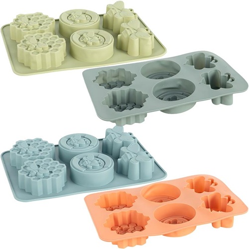 Форма силіконова "Бджілки/Соті" 6шт на планшеті 25,5*17,5*3см