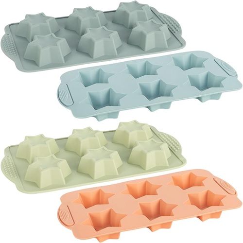 Форма силіконова "Зірки" 6шт на планшеті 28*16*3см