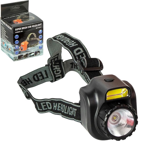 Фонарик налобный 