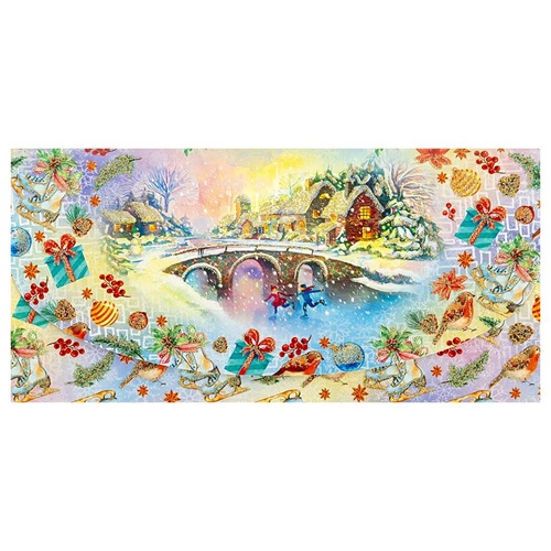 Открытка поздравительная "КЛАТЧ" Новогодняя, 211*105мм