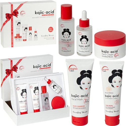 Набір засобів для догляду за шкірою (5 предметів) з койєвою кислотою