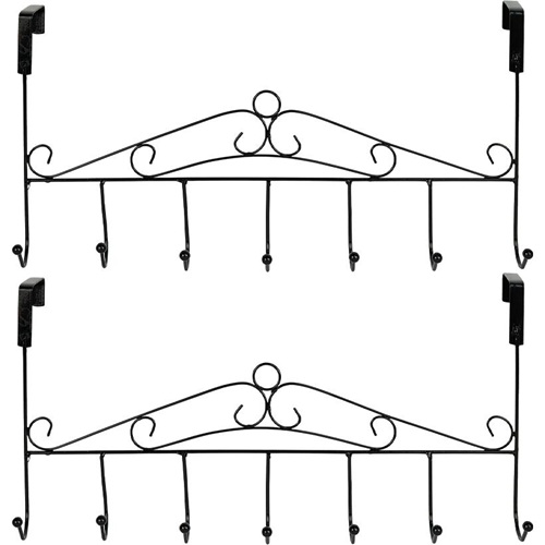 Подвесной металлический держатель 41,5*21см с 7 крючками