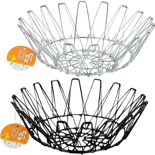 Металева фруктівниця - кошик Ø37см, трансформер