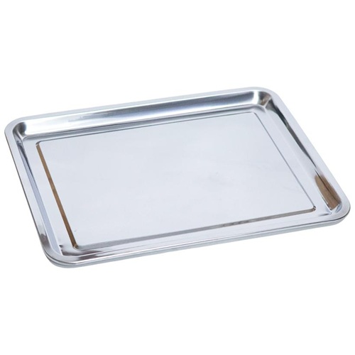 Піднос металевий прямокутний 45*35*2см (потовщена пластина)