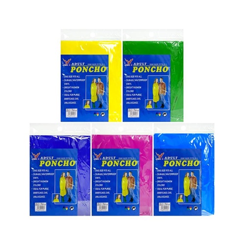 Дождевик-пончо, размер универсальный
