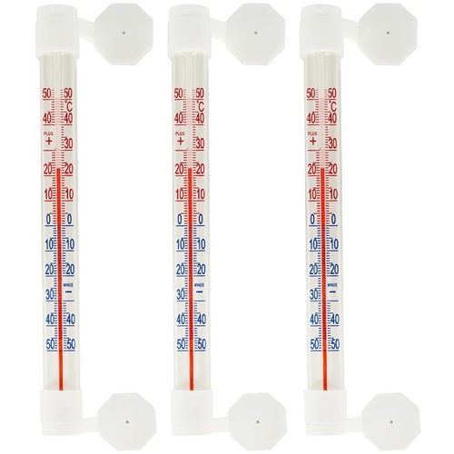 Термометр оконный 20*2см на липучке