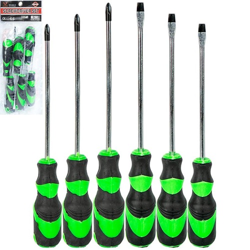 Набор отверток 6шт с эргономичными ручками