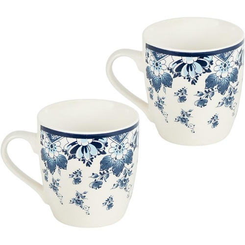 Чашка фаянс 200мл "Квітковий візерунок"