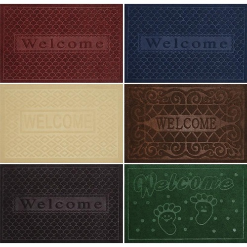 Килимок гумовий прямокутний 37*57см з тисненням