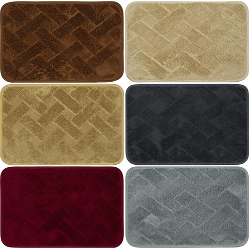 Килимок прямокутний 38*58см з тисненням "Плетінка"