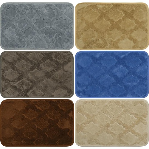 Килимок прямокутний 38*58см з тисненням "Ромби"