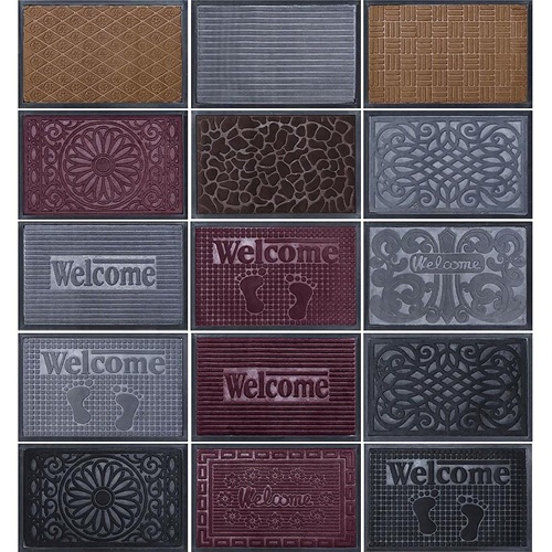 Килимок гумовий прямокутний 40*60см з тисненням