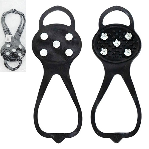 Льодоступи для взуття на 5 шипів 26,2*9,3см, універсальні