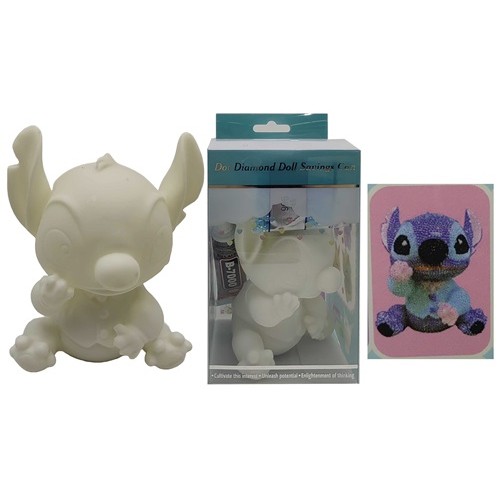 Набір для творчості "Прикрась стразами скарбничку Стіч" 12см уп.PVC