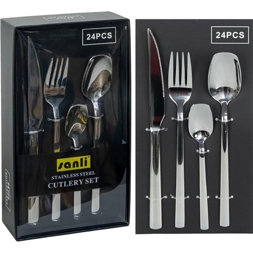 Набір столового приладдя 24 предметів