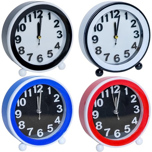 Настольные часы - будильник Ø13,5см