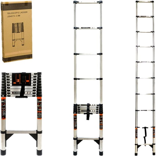 Сходи телескопічні з нержавіючої сталі 3,9м