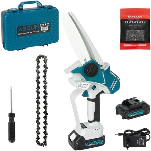 Акумуляторна ланцюгова пилка 6″ 21V безщіткова
