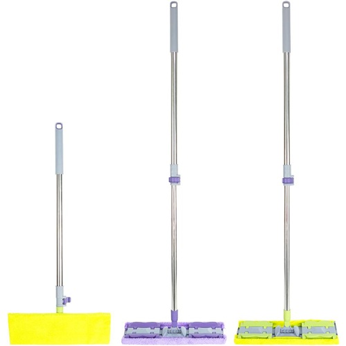 Швабра телескопічна 112см, з насадкою 24*20см із мікрофібри
