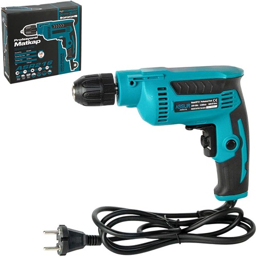 Мережева електрична дрель 10 мм з мідним двигуном