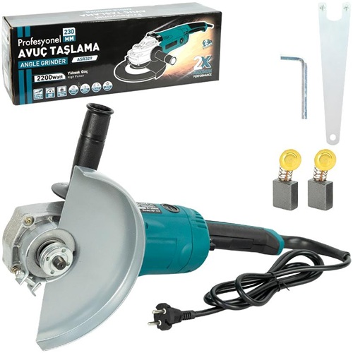 Кутова шліфувальна машина 230мм 2200Вт з високою потужністю