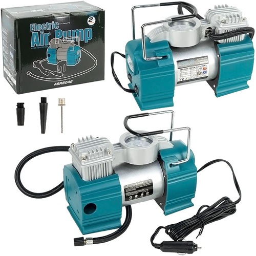 Автомобільний компресор 12V 35 л/хв з LED-підсвічуванням