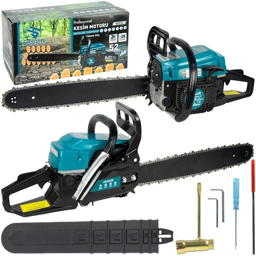 Бензинова ланцюгова пилка 52см³, 2,0кВт