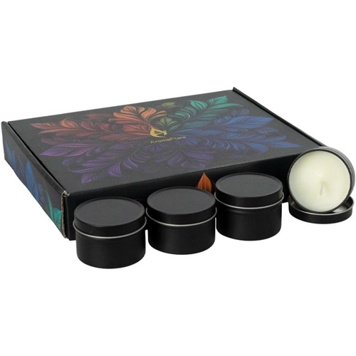 Ароматична свічка h40мм d60мм у металевій банці