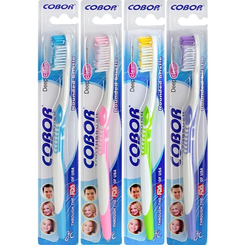 Зубные щётки "Cobor" 19см на блистере
