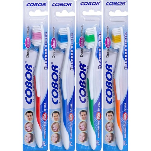 Зубные щётки "Cobor" 19см на блистере
