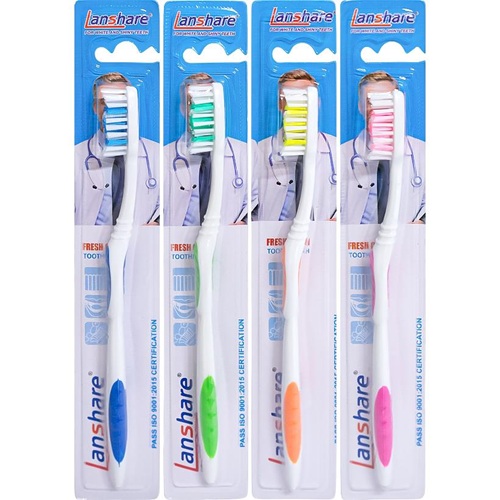 Зубные щётки "Lanshare" 19см