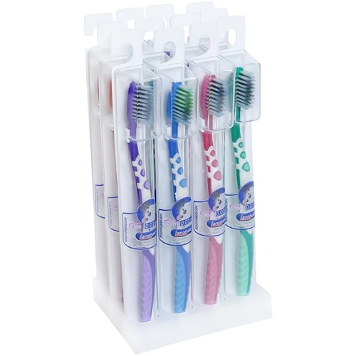 Зубная щётка "Lanshare" 19см с ультратонкой щетиной 0,01мм в пластиковом футляре