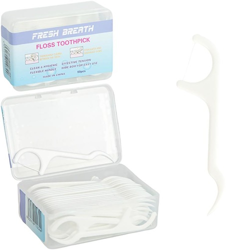 Набір зубних флоссів 50шт у контейнері
