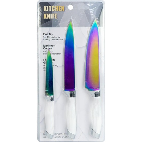 Набор ножей на блистере, 3 предмета