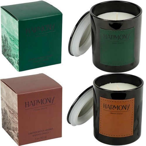 Свеча ароматическая "Harmony" 480г в стакане с крышкой