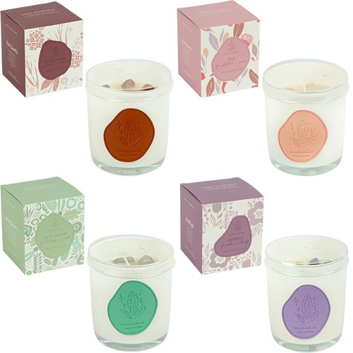 Свічка ароматична із запахом троянди у склі 450г, 9*7,5см